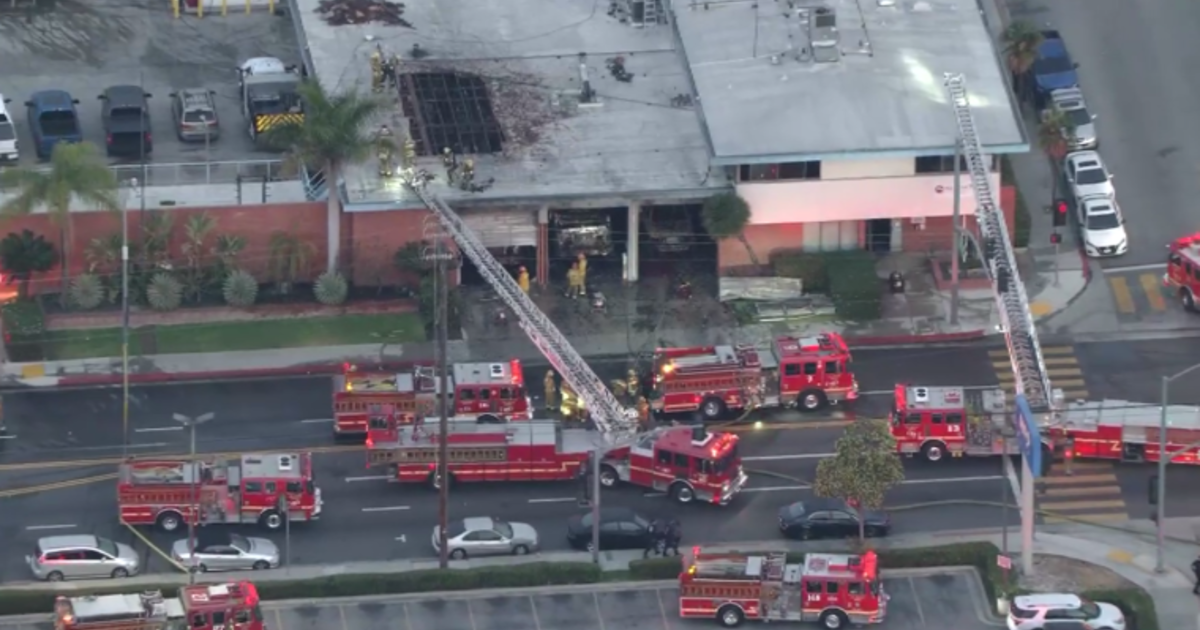 Huntington Park fire station damaged during massive fire