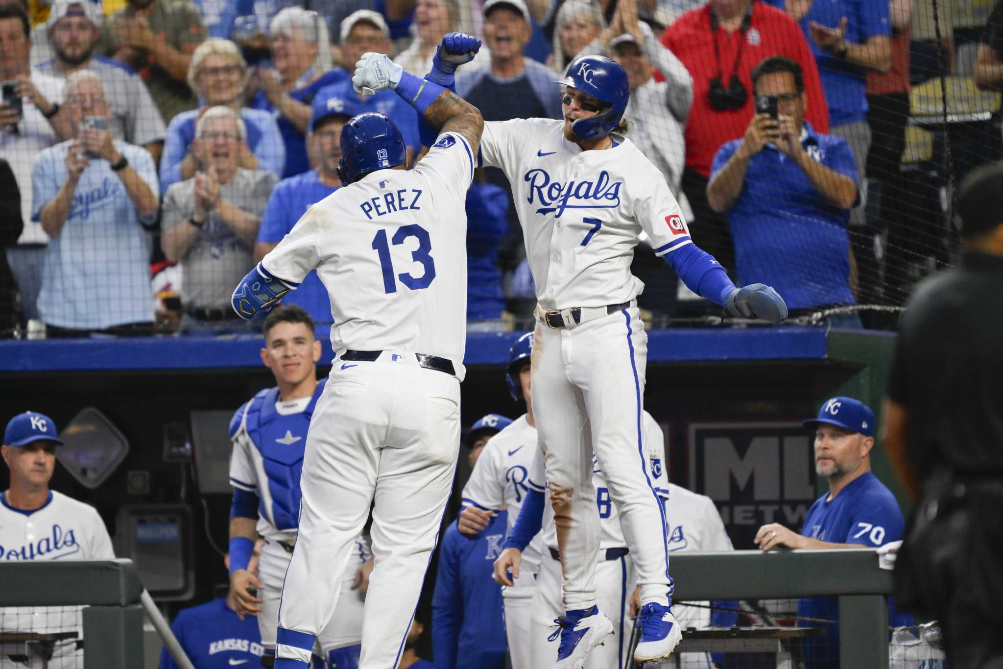 Bobby Witt drives in 3 runs to lead the Royals to an 8-3 victory over rival Cardinals