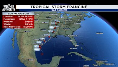 Tropical Storm Francine will become a Hurricane