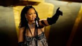 Rihanna stuns while performing this song for the 1st time live at the Oscars