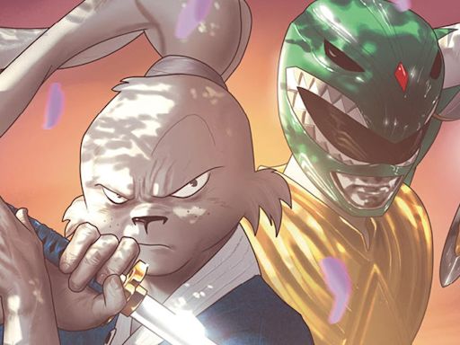 The Mighty Morphin Power Rangers Team Up with Usagi Yojimbo in New Crossover