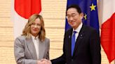 Japan will step up defense and economic ties with Italy as Rome seeks a greater Indo-Pacific role