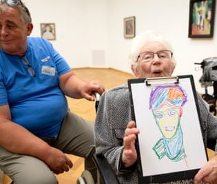 ‘Smell it, it’s wonderful’: Dutch gallery designs tours for people with dementia