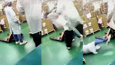 AI浪潮帶動產線壓力大 新竹封測廠女員工遭男同事「一拳KO」倒地
