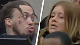 People can't get over 'despicable' clip of man blowing a kiss in court to mother of the two teenagers he murdered