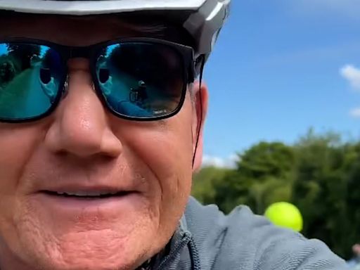 Gordon Ramsay, 57, says it's 'so nice' to be back on his bike