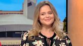 The Inbetweeners star Emily Atack shares sex of baby live on TV