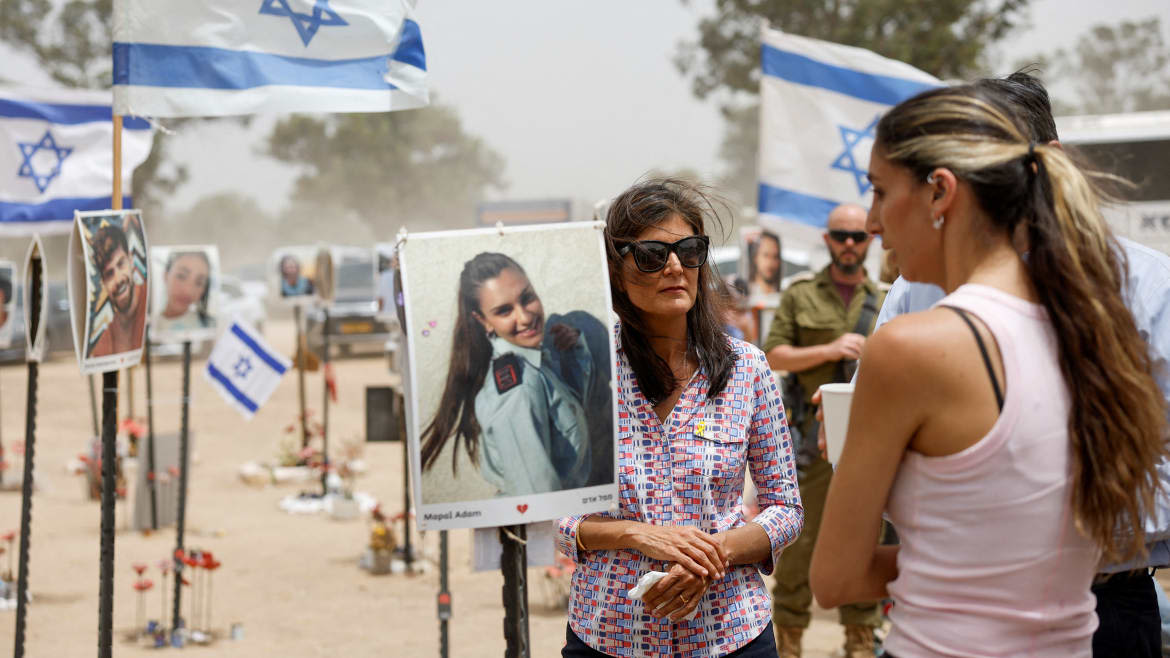 Nikki Haley Photographed Signing Israeli Artillery Shells Bound for Gaza