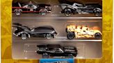 Hot Wheels Batman 85th Anniversary Set Includes 5 Batmobiles