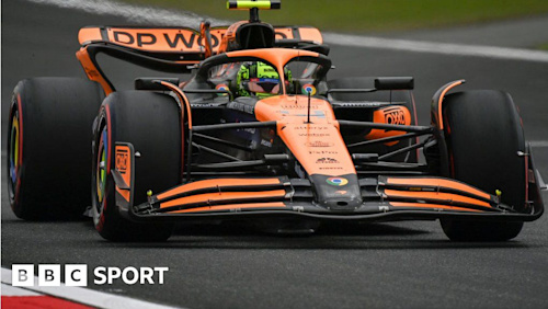 Chinese Grand Prix 2024: Lando Norris on sprint pole ahead of Lewis Hamilton