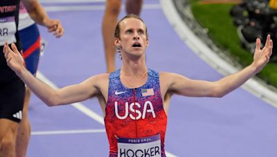 Cole Hocker shocks the world to win gold in men's 1,500