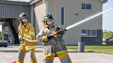 Young women learn about firefighting careers at Camp Phoenix