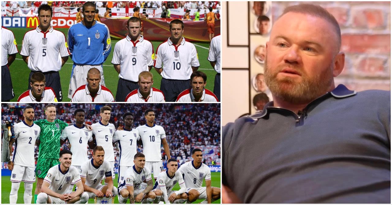 Wayne Rooney names the current England players who would get into the Golden Generation XI