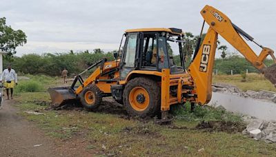 ‘Untouchability wall’ separating housing layout from cremation yard used by SCs razed near Sivakasi in T.N.