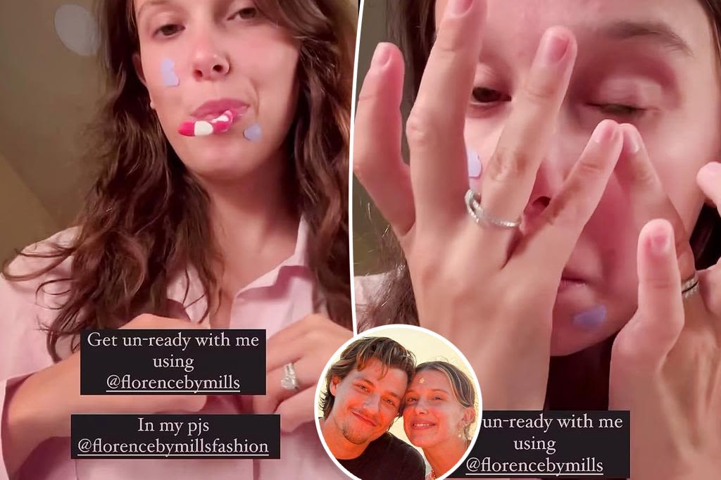 Millie Bobby Brown gives close-up look at wedding band after secret Jake Bongiovi nuptials