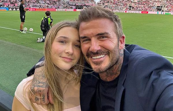 David Beckham Posts Sweet Photo with Daughter Harper ‘By His Side’ After Inter Miami Game