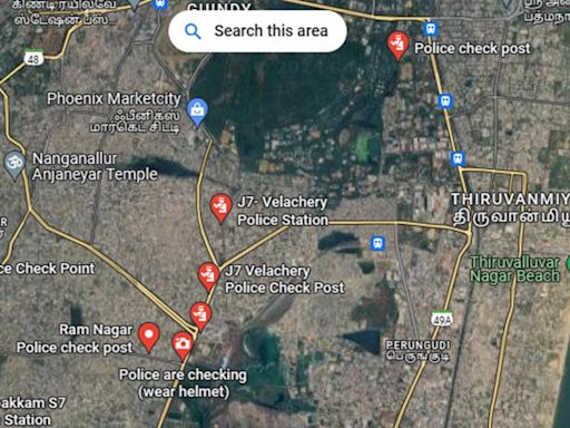 Chennai Residents Turn To Google Maps to Evade Traffic Police Checks