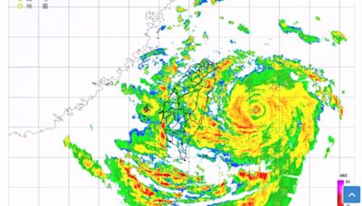 颱風中心估宜花登陸 強陣風可能達15級