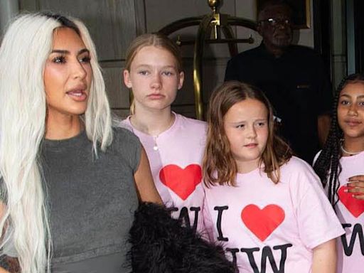 Kim Kardashian takes North West's friends out in NYC