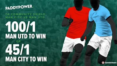 Community Shield double odds boost: get 100-1 for Manchester United to win or 45-1 for Manchester City to win