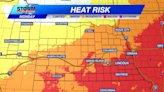 Stormy and hot to start the week