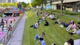 Stepped lawn in Shanghai becomes unexpected hit with office workers
