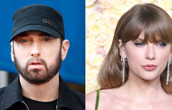 Eminem Sends a Pointed Message About Taylor Swift While Promoting His New Album