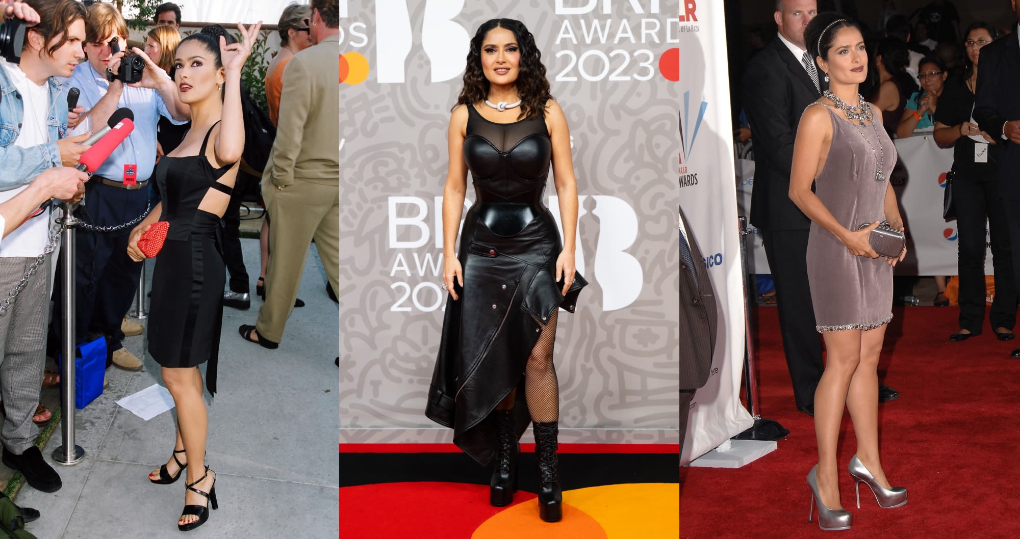 Salma Hayek's Shoe Style Through the Years, Photos