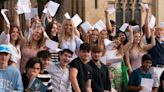 Studying through pandemic ‘a nightmare’, says pupil collecting A-level results