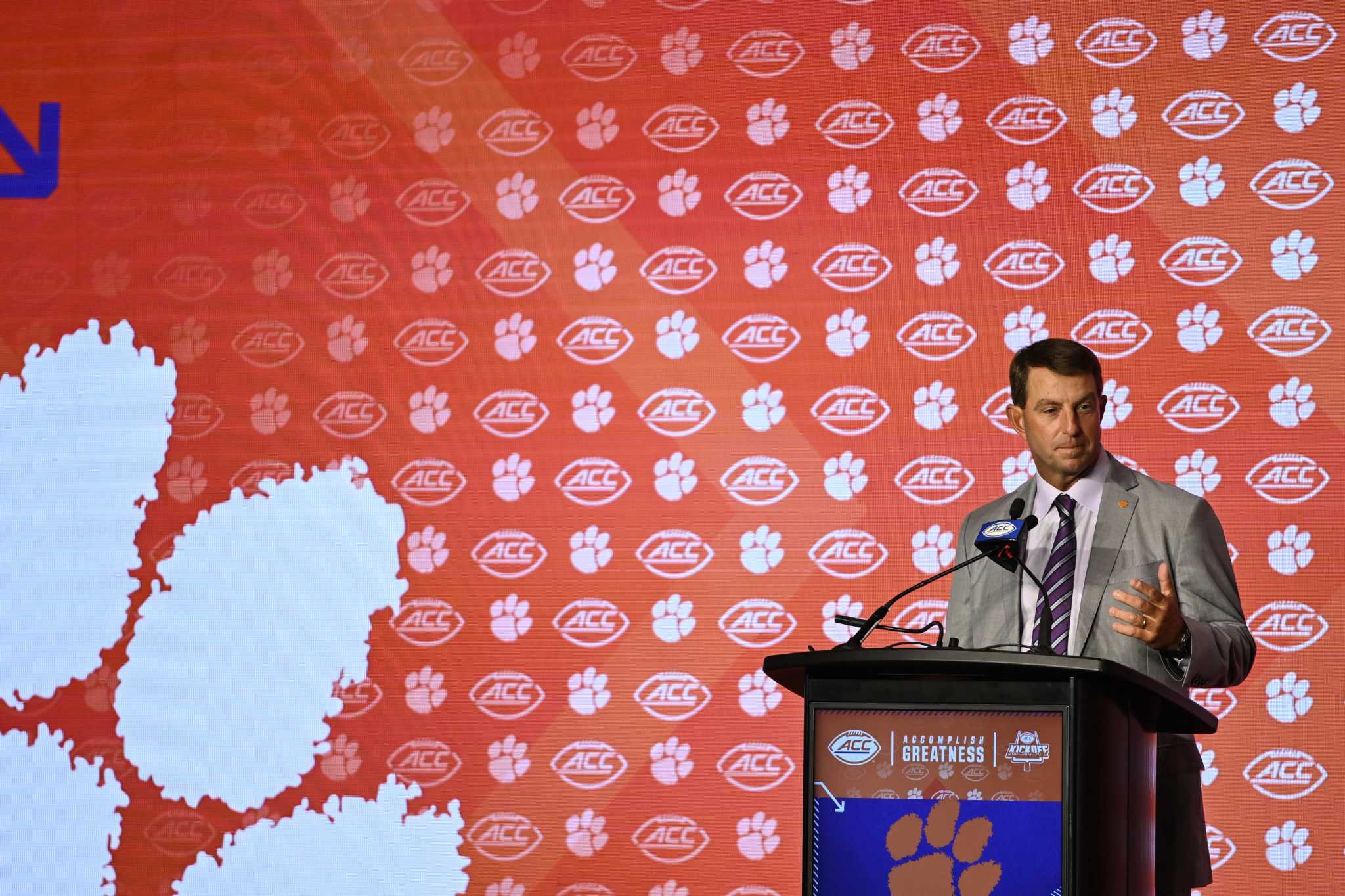 Clemson's Dabo Swinney isn't big on transfer-portal recruiting. That's at odds with his ACC peers