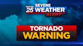 Tornado warning issued for parts of Worcester County