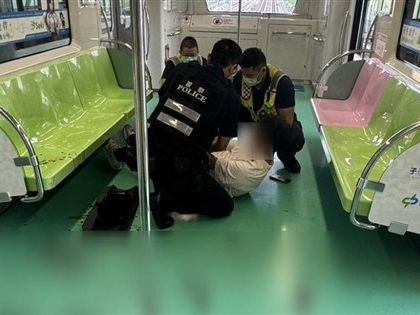 台中捷運傷人事件 警：涉案男有心理疾病遭列管