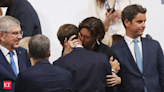 "Indecent Display? Emmanuel Macron's awkward embrace with sports minister at Paris Olympics 2024 draws criticism - The Economic Times