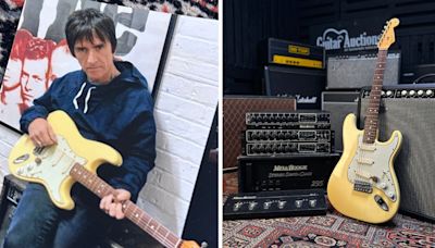 The custom Fender Strat that helped launch Johnny Marr's post-Smiths career is up for auction