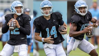 Who is UNC’s starting quarterback? OC Chip Lindsey says battle is still wide open