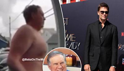 Tom Brady mocks Bill Belichick for ‘slinking out of that poor girl’s house’ in supposed Ring video