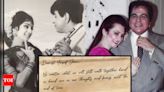 Saira Banu pens a heartfelt letter on Dilip Kumar's 3rd death anniversary; says, “I shall belong to you and you alone forever and ever” - Exclusive | - Times of India