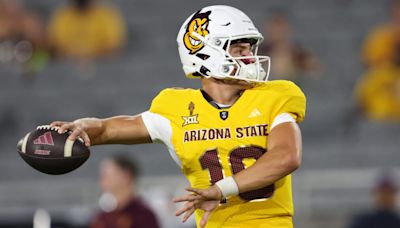 ASU QB Sam Leavitt throws 52-yard TD pass vs. Texas State