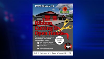 Kootenai County Fire & Rescue invites community to grand opening for new station | FOX 28 Spokane