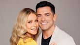 Kelly Ripa jokes to husband Mark Consuelos 'nothing here is permanent' on his first day as Live cohost