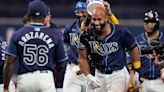 Amed Rosario's RBI infield single in the 13th inning lifts the Rays to a 7-6 win over the Angels