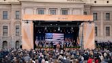 In inauguration speech to thousands at Capitol, Hobbs seeks 'to move past division and partisanship'