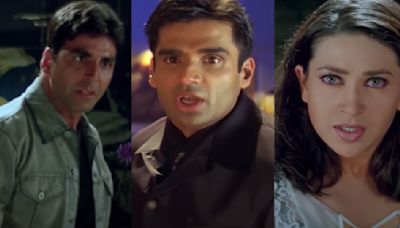 Did you know Karisma Kapoor repeated Suniel Shetty's popular Dhadkan dialogue for Akshay Kumar in Mere Jeevan Saathi?