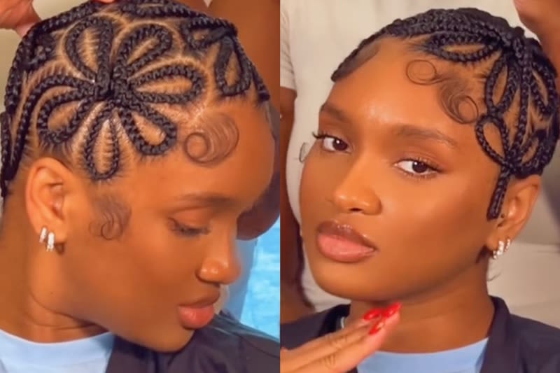 We're Naming the "Braided Bald Head" Trend the Style of the Summer for Textured Hair