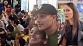 Paolo Guerrero y Ana Paula Consorte desataron locura en centro comercial: futbolista reaccionó así con sus fans