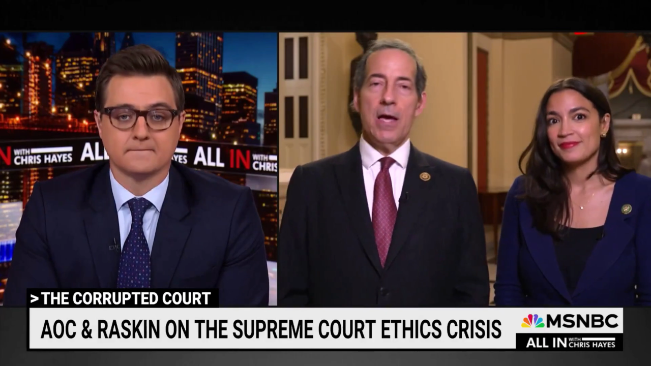 AOC and Raskin call out 'outlandish' ethics rules at 'rogue' Supreme Court, propose strict gift restrictions