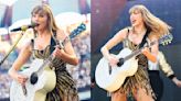 Taylor Swift Debuts Beaded Roberto Cavalli Dress with Fringe at Eras Tour Milan Show