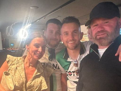 Wayne and Coleen Rooney share glimpse into new Plymouth life with avid Argyle fan