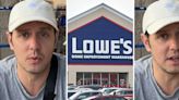 ‘Lowe’s is dangerous’: Man issues warning after getting hit in the head while trying to shop at Lowe’s