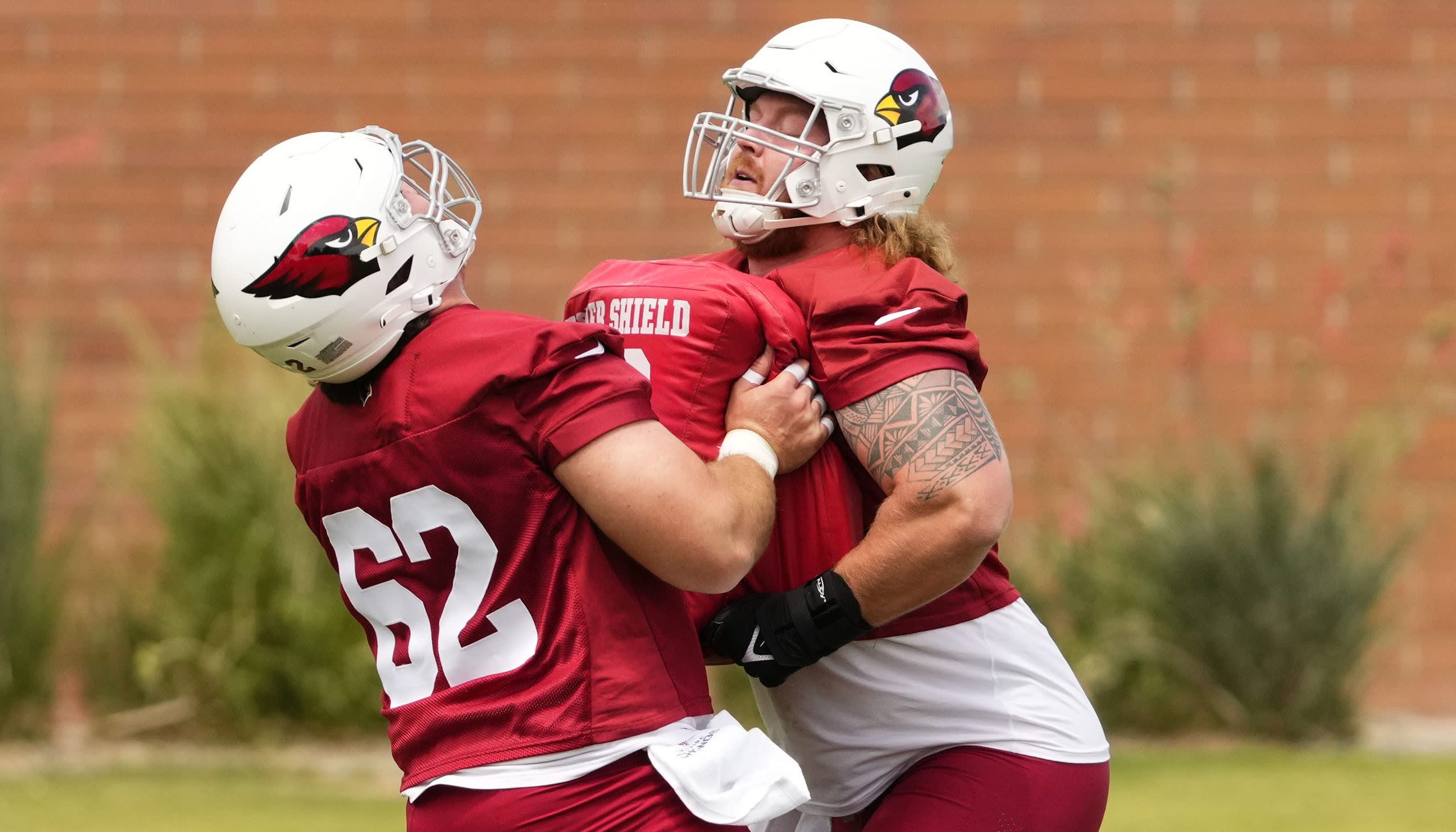 Evan Brown getting looks at left guard in OTAs